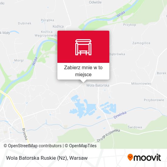 Mapa Wola Batorska Ruskie (Nż)