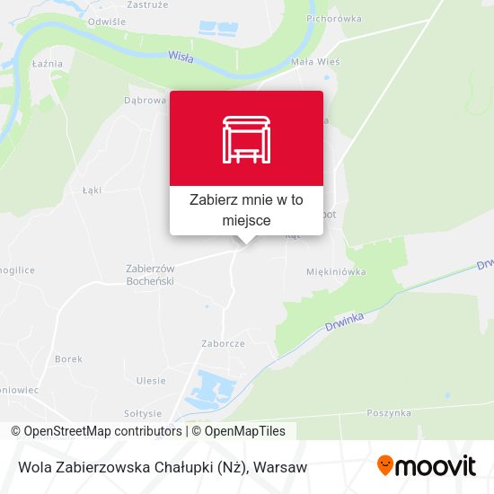 Mapa Wola Zabierzowska Chałupki (Nż)