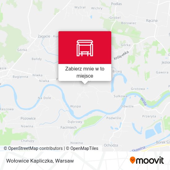 Mapa Wołowice Kapliczka