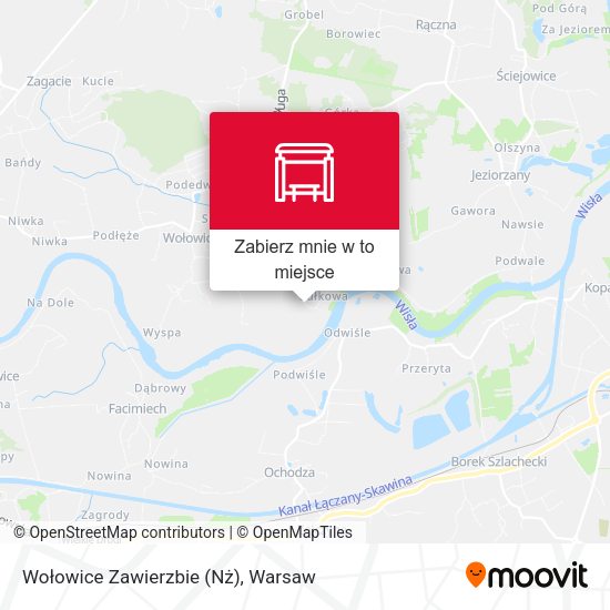 Mapa Wołowice Zawierzbie (Nż)