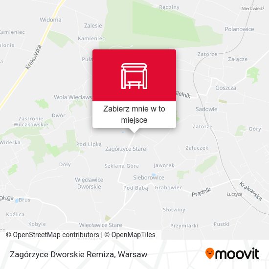 Mapa Zagórzyce Dworskie Remiza