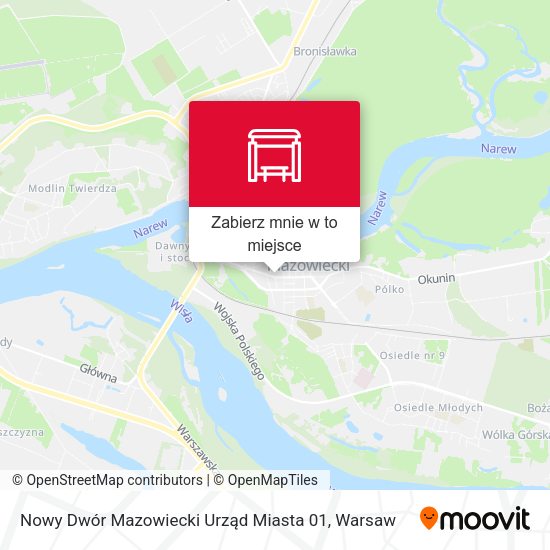 Mapa Nowy Dwór Mazowiecki Urząd Miasta 01