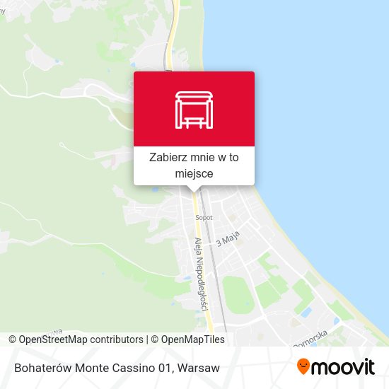 Mapa Bohaterów Monte Cassino 01