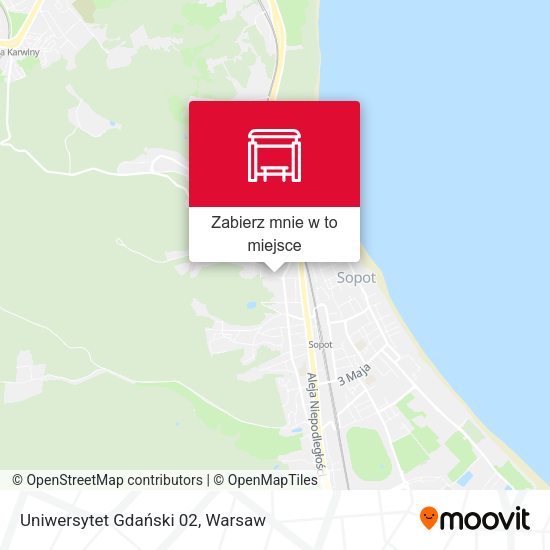 Mapa Uniwersytet Gdański 02