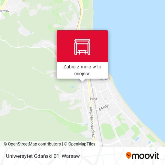 Mapa Uniwersytet Gdański 01