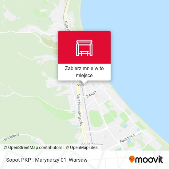 Mapa Sopot PKP - Marynarzy 01