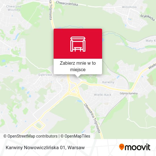 Mapa Karwiny Nowowiczlińska 01