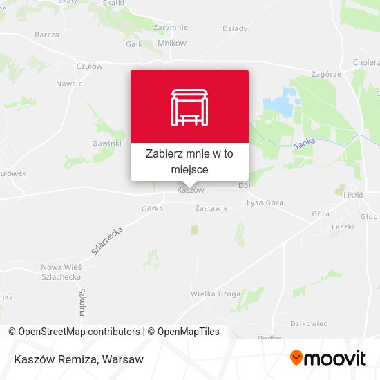 Mapa Kaszów Remiza