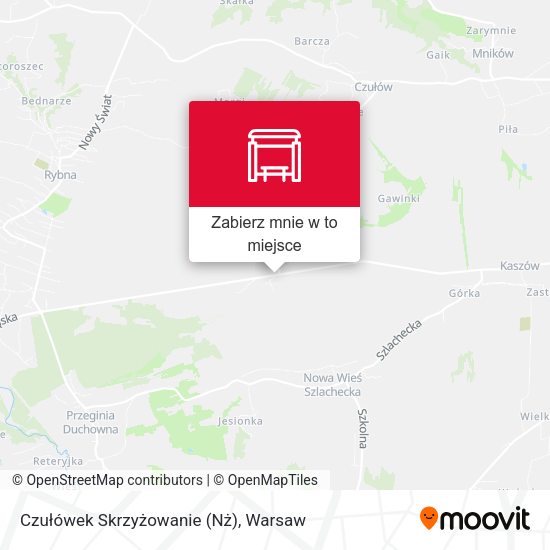 Mapa Czułówek Skrzyżowanie (Nż)