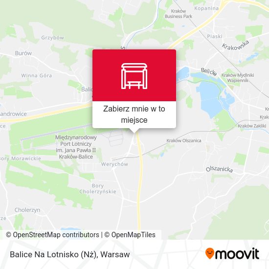 Mapa Balice Na Lotnisko (Nż)