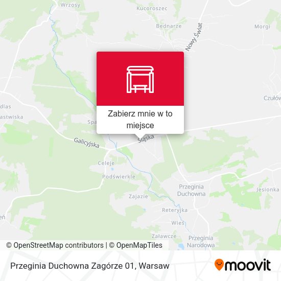 Mapa Przeginia Duchowna Zagórze 01