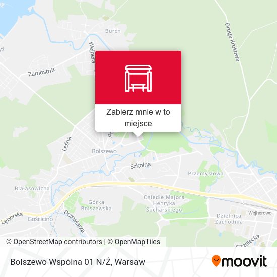 Mapa Bolszewo Wspólna 01 N/Ż