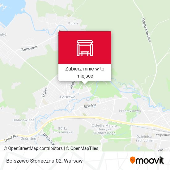 Mapa Bolszewo Słoneczna 02