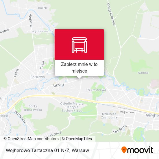 Mapa Wejherowo Tartaczna 01 N/Ż