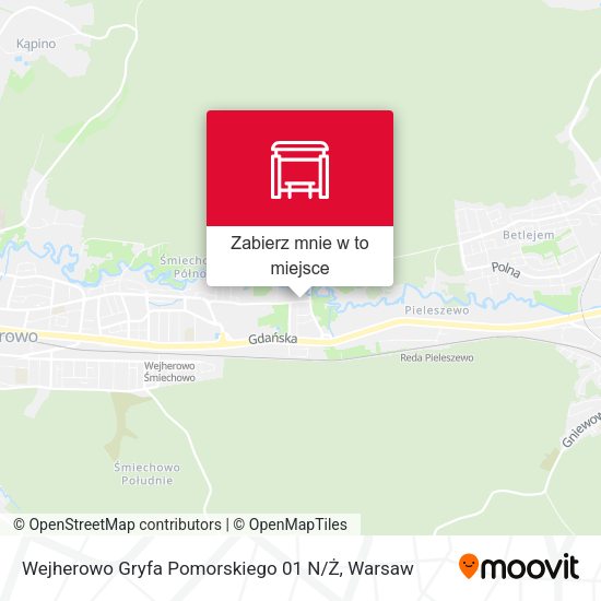 Mapa Wejherowo Gryfa Pomorskiego 01 N / Ż