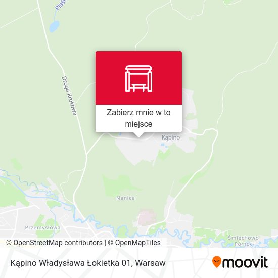 Mapa Kąpino Władysława Łokietka 01