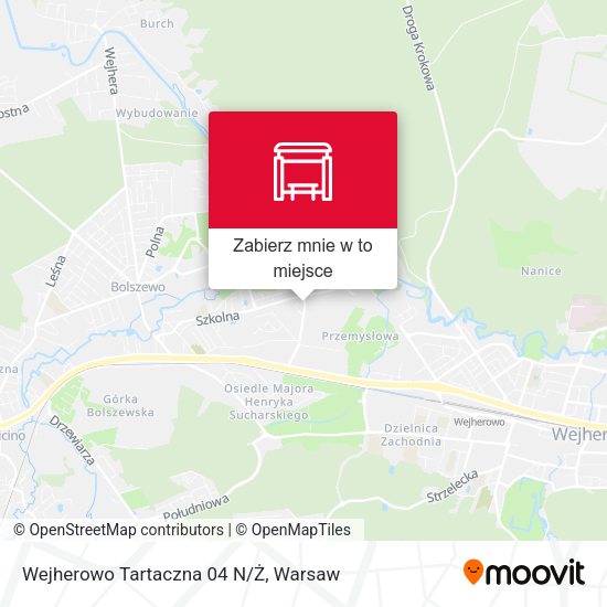 Mapa Wejherowo Tartaczna 04 N/Ż