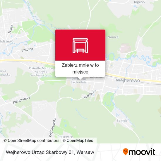 Mapa Wejherowo Urząd Skarbowy 01