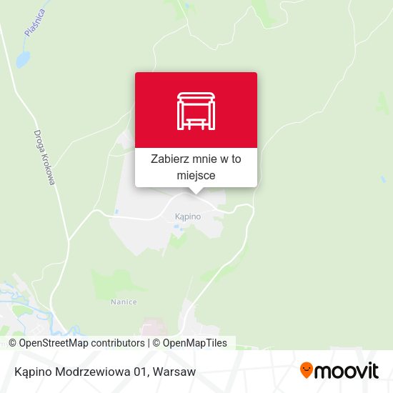 Mapa Kąpino Modrzewiowa 01