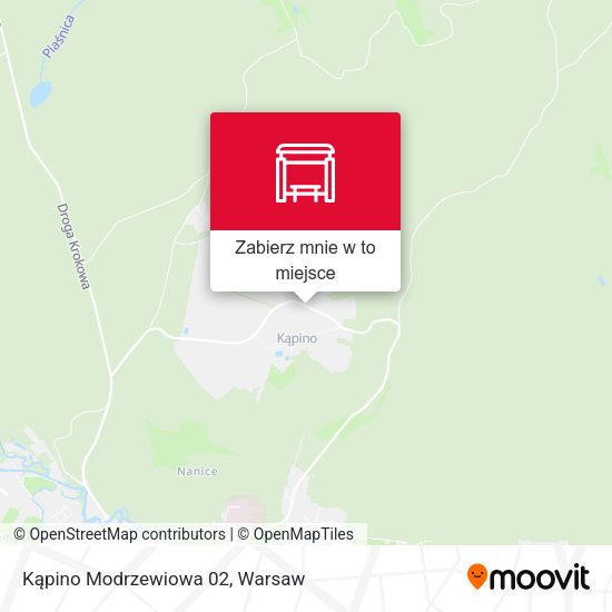 Mapa Kąpino Modrzewiowa 02