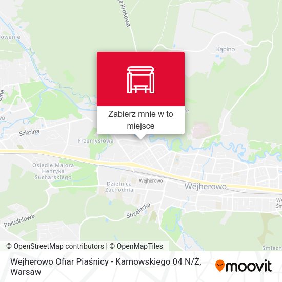 Mapa Wejherowo Ofiar Piaśnicy - Karnowskiego 04 N / Ż