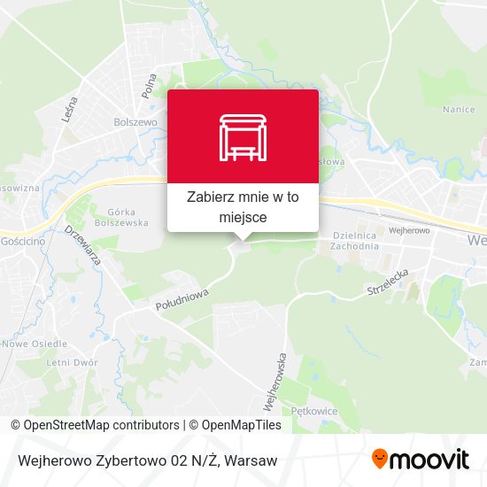 Mapa Wejherowo Zybertowo 02 N/Ż