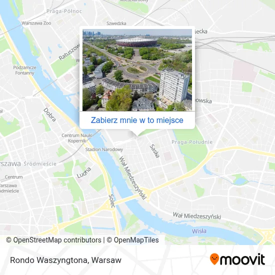 Mapa Rondo Waszyngtona