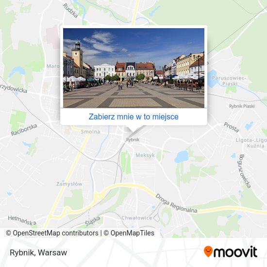 Mapa Rybnik