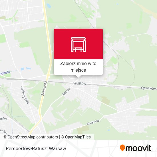 Mapa Rembertów-Ratusz