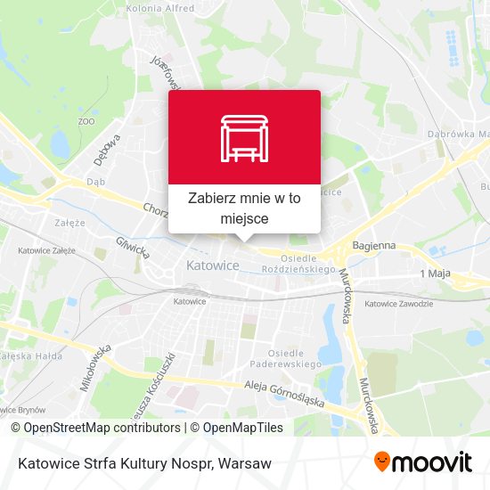 Mapa Katowice Strfa Kultury Nospr