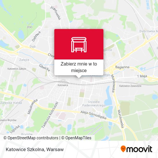 Mapa Katowice Szkolna