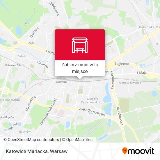 Mapa Katowice Mariacka