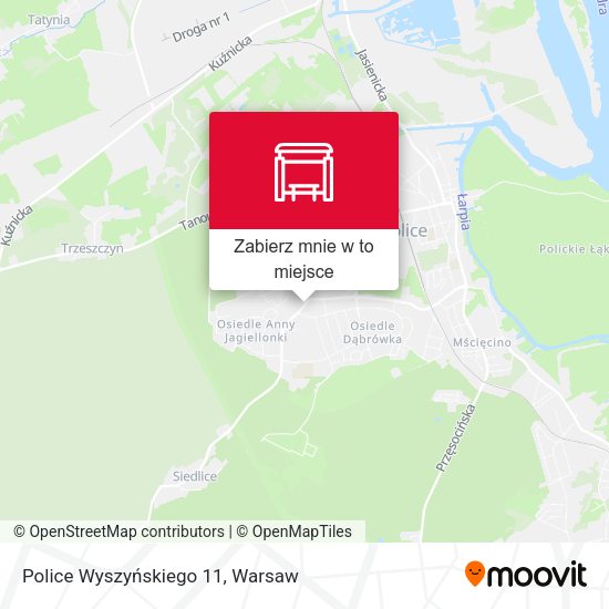 Mapa Police Wyszyńskiego 11