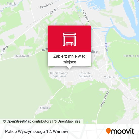 Mapa Police Wyszyńskiego 12