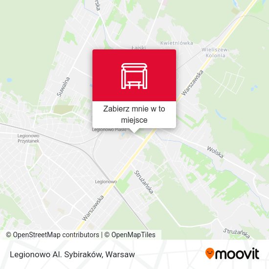 Mapa Legionowo Al. Sybiraków