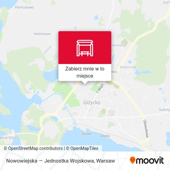 Mapa Nowowiejska — Jednostka Wojskowa