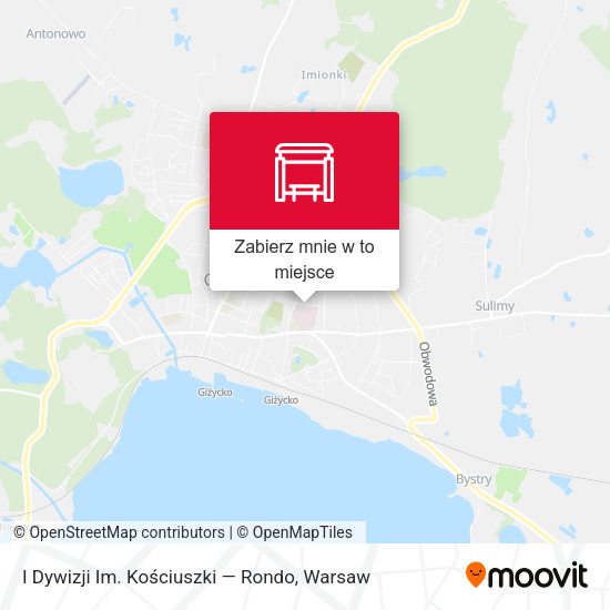 Mapa I Dywizji Im. Kościuszki — Rondo