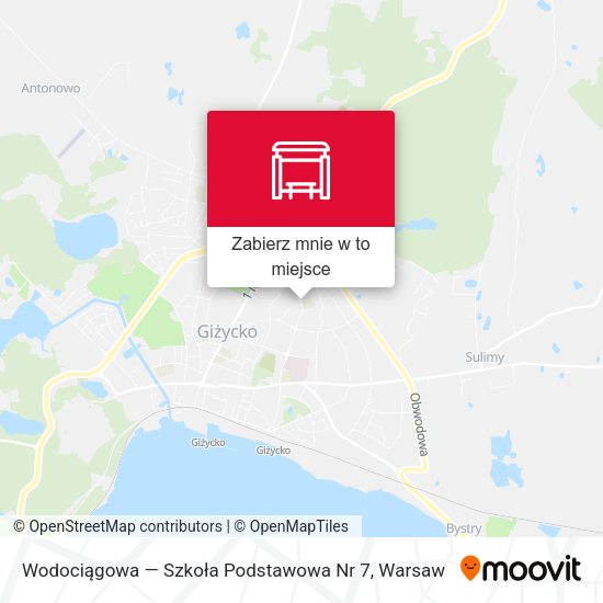 Mapa Wodociągowa — Szkoła Podstawowa Nr 7