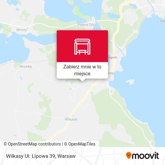 Mapa Wilkasy Ul. Lipowa 39