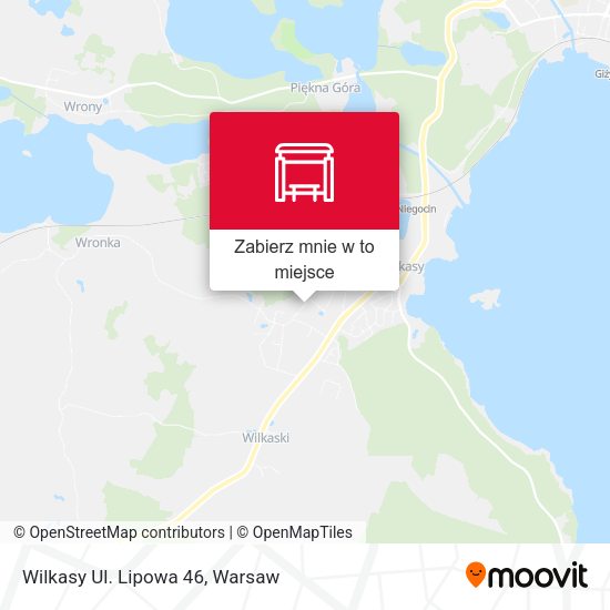 Mapa Wilkasy Ul. Lipowa 46