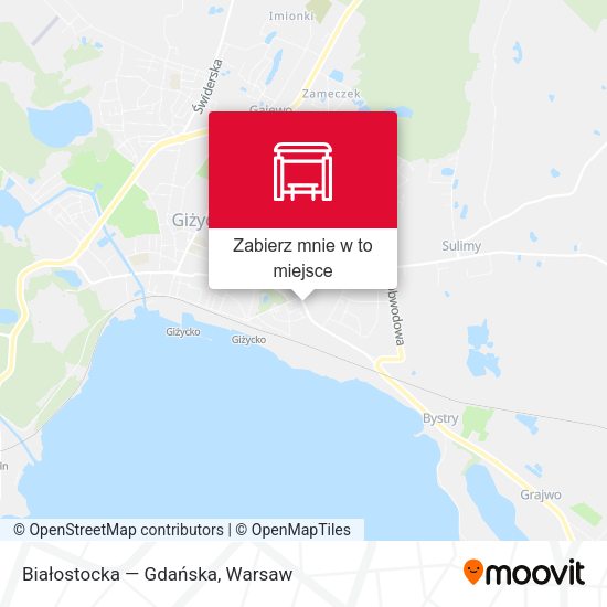 Mapa Białostocka — Gdańska