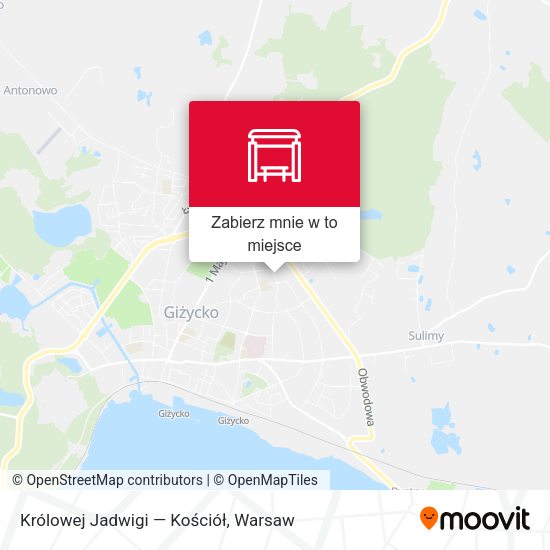 Mapa Królowej Jadwigi — Kościół