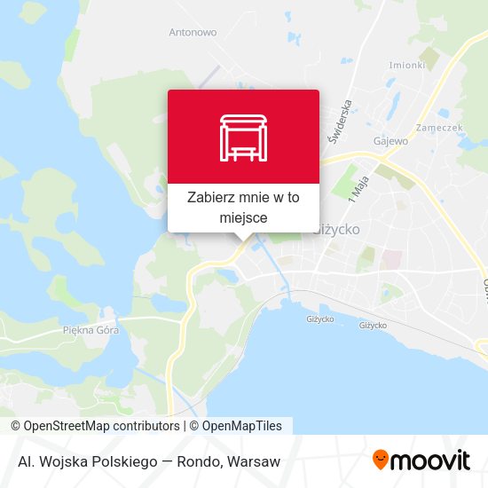 Mapa Al. Wojska Polskiego — Rondo