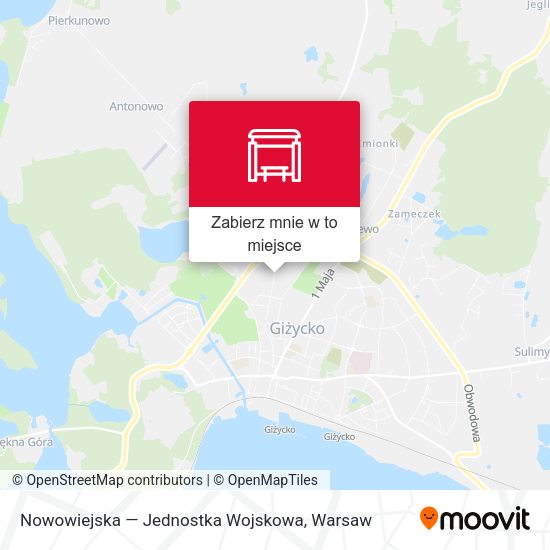 Mapa Nowowiejska — Jednostka Wojskowa