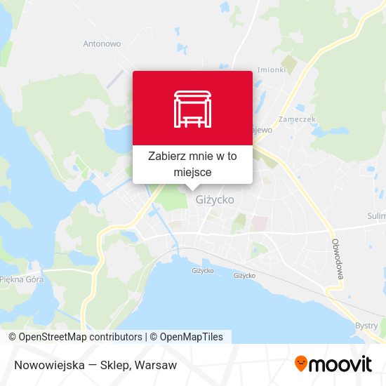 Mapa Nowowiejska — Sklep