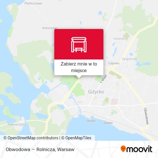 Mapa Obwodowa — Rolnicza