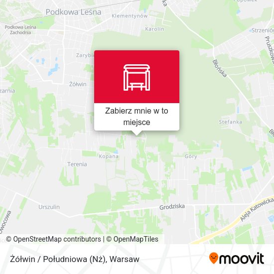 Mapa Żółwin / Południowa (Nż)