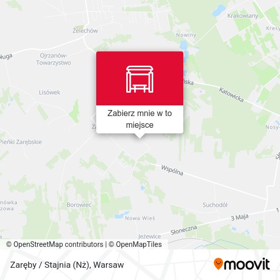 Mapa Zaręby / Stajnia (Nż)