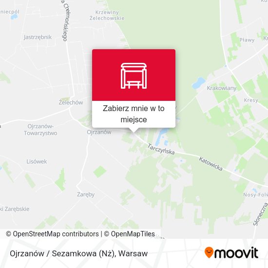 Mapa Ojrzanów / Sezamkowa (Nż)