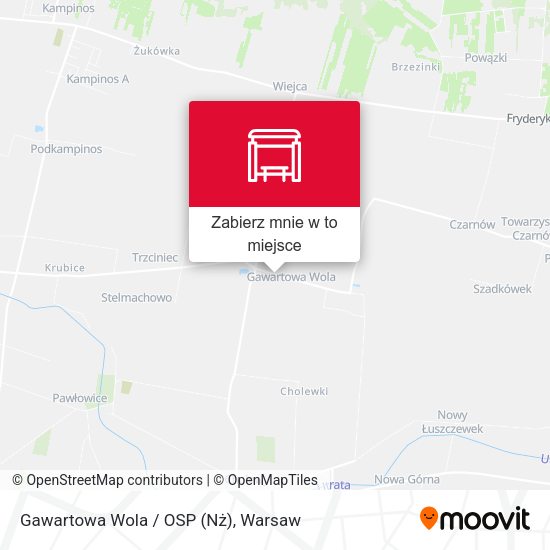 Mapa Gawartowa Wola / OSP (Nż)